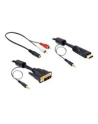 Delock kabel DVI(M) -> HDMI(M) 2M + Audio [minijack(F) -> 2xRCA M/M (CHINCH)] - nr 10