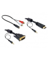 Delock kabel DVI(M) -> HDMI(M) 2M + Audio [minijack(F) -> 2xRCA M/M (CHINCH)] - nr 11