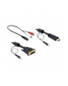 Delock kabel DVI(M) -> HDMI(M) 2M + Audio [minijack(F) -> 2xRCA M/M (CHINCH)] - nr 4