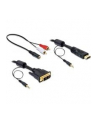 Delock kabel DVI(M) -> HDMI(M) 2M + Audio [minijack(F) -> 2xRCA M/M (CHINCH)] - nr 6