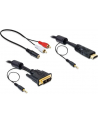 Delock kabel DVI(M) -> HDMI(M) 2M + Audio [minijack(F) -> 2xRCA M/M (CHINCH)] - nr 8
