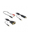 Delock kabel DVI(M) -> HDMI(M) 5M + Audio [minijack(F) -> 2xRCA M/M (CHINCH)] - nr 16