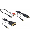 Delock kabel DVI(M) -> HDMI(M) 5M + Audio [minijack(F) -> 2xRCA M/M (CHINCH)] - nr 9