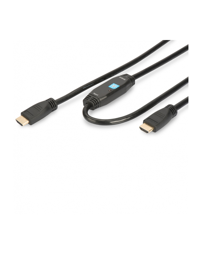 Digitus kabel HDMI Highspeed Ethernet V1.3 3D GOLD A M/M 15.0m ze wzmacniaczem główny