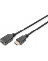Digitus Kabel przedłużający HDMI dużej szybkości, typ A/M - A/F 5,0m - nr 8