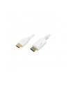 LOGILINK - Kabel Display Port do HDMI, biały 2m - nr 15