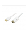 LOGILINK - Kabel Display Port do HDMI, biały 2m - nr 4