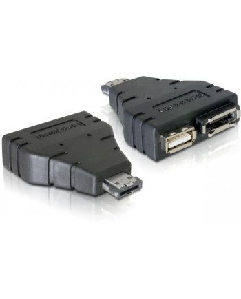 Delock adapter Power Over eSATA -> eSATA + USB 2.0