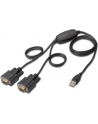 Digitus  kabel-konwerter USB2.0/2 x RS232 (DB9M), 5 LGW - nr 12