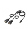 Digitus  kabel-konwerter USB2.0/2 x RS232 (DB9M), 5 LGW - nr 16