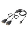 Digitus  kabel-konwerter USB2.0/2 x RS232 (DB9M), 5 LGW - nr 27