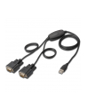 Digitus  kabel-konwerter USB2.0/2 x RS232 (DB9M), 5 LGW - nr 30