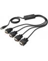 Digitus kabel-konwerterUSB2.0/4 x RS232 (DB9M), 5 LGW - nr 15