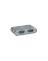 MANHATTAN  Konwerter USB na port szeregowy RS232 DB9M, 4-portowy - nr 17
