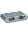 MANHATTAN  Konwerter USB na port szeregowy RS232 DB9M, 4-portowy - nr 36