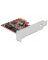 Delock karta pci express -> Sata Internal 6Gb/s  x2 - nr 33