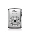 Nikon Coolpix S01 Silver, 10.1Mpixels, NIKORR 3x wide-angle zoom lens, Internal memory approx. 7.3 GB, Anti-blur, HD movie rec., 2.5'' touch screen LCD, ISO 1600, EXPEED C2, Li-Ion batt.,  SD/SDHC/SDXC - nr 13