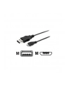 Kabel USB 2.0 Mikro AM-MBM5P 1,8M czarny - nr 8