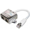 Adapter RJ45  na kablu / 2x gniazdo RJ45 kat.5e - nr 10