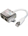 Adapter RJ45  na kablu / 2x gniazdo RJ45 kat.5e - nr 11