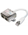 Adapter RJ45  na kablu / 2x gniazdo RJ45 kat.5e - nr 1