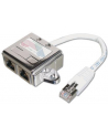 Adapter RJ45  na kablu / 2x gniazdo RJ45 kat.5e - nr 2