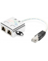 Adapter RJ45  na kablu / 2x gniazdo RJ45 kat.5e - nr 7