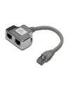 Adapter RJ45  na kablu / 2x gniazdo RJ45 ekran - nr 23