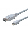 Kabel DisplayPort 1.1a mini DP-DP M/M 1.0m - nr 2