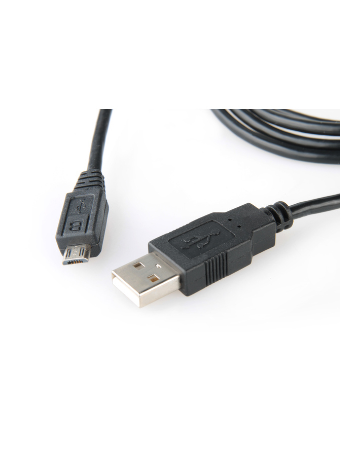 Kabel USB 2.0 Mikro AM-MBM5P 1M czarny główny