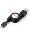 Kabel USB 2.0 Mikro AM-MBM5P 1M zwijak czarny - nr 10