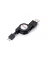 Kabel USB 2.0 Mikro AM-MBM5P 1M zwijak czarny - nr 3