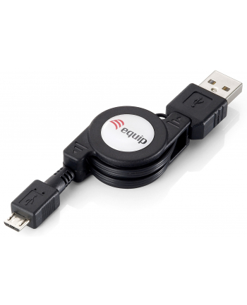 Kabel USB 2.0 Mikro AM-MBM5P 1M zwijak czarny
