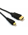 Kabel HDMI 1.4 - micro HDMI, dl.2m pozłacany - nr 11