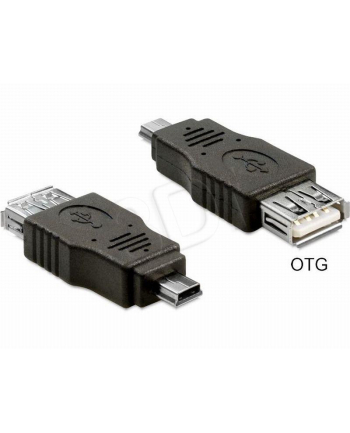 Adapter USB Mini B(M)->A(F) OTG