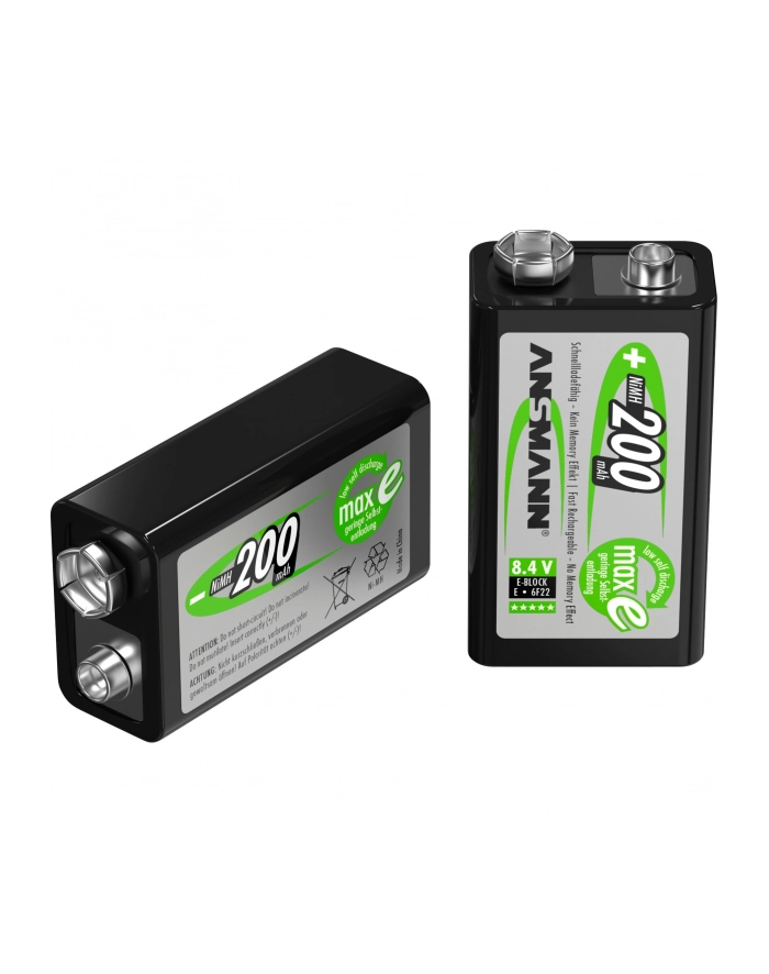 Ansmann maxE 9V-E block NiMH 9V 200mAh główny