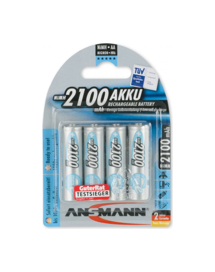 Ansmann maxE Mignon NiMH 4xAA 2100mAh główny