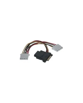 PREMIUMCORD Kabel SATA zasilający (Y) redukcja -> 3x Molex 5,25'' (16cm)