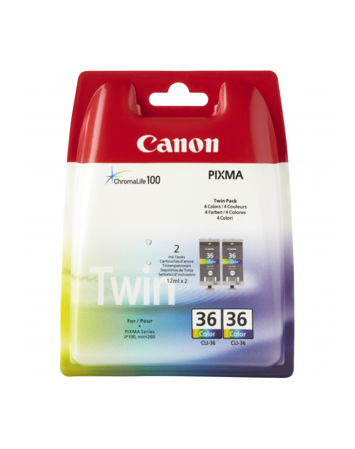 Tusz Canon CLI-36 Twin Pack Colour główny