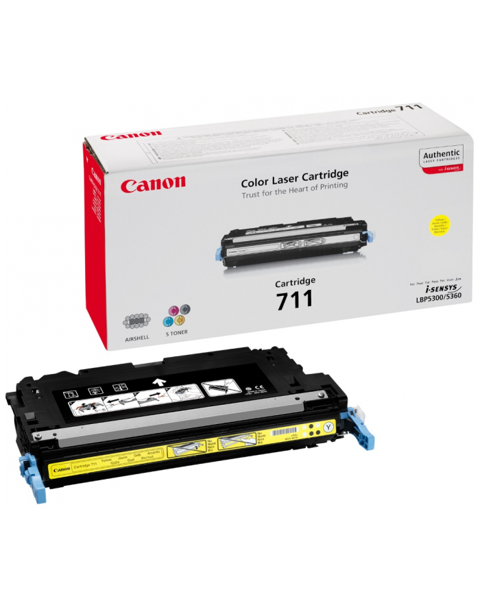 Toner Canon żółty CRG-711Y główny