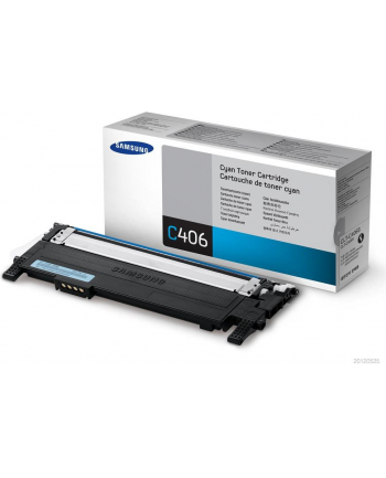 Toner Samsung CLT-C406S/ELS do CLP-360/CLP-365 CLX-3300/CLX-3305 - cyjan - 1000 str.<br>[CLT-C406S/ELS]