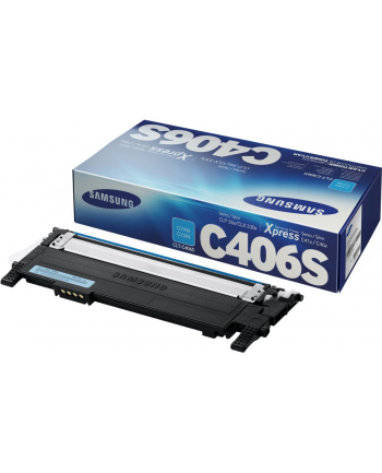 Toner Samsung CLT-C406S/ELS do CLP-360/CLP-365 CLX-3300/CLX-3305 - cyjan - 1000 str.<br>[CLT-C406S/ELS]