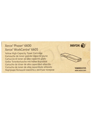 Toner Xerox żółty do Phaser 6600/6605, 6000 str.<br>[106R02235]