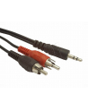 GEMBIRD Kabel audio 3,5mm Jack - RCA (2x Cinch) 1,5m (M/M, stereo) - nr 1