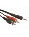 GEMBIRD Kabel audio 3,5mm Jack - RCA (2x Cinch) 1,5m (M/M, stereo) - nr 2