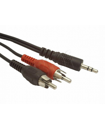 GEMBIRD Kabel audio 3,5mm Jack - RCA (2x Cinch) 1,5m (M/M, stereo)