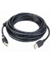 GEMBIRD Kabel USB 2.0 A-A 3m Premium (czarny, ferrytowe, pozłacane styki) - nr 3