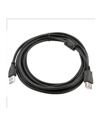 GEMBIRD Kabel USB 2.0 A-A 3m Premium (czarny, ferrytowe, pozłacane styki)