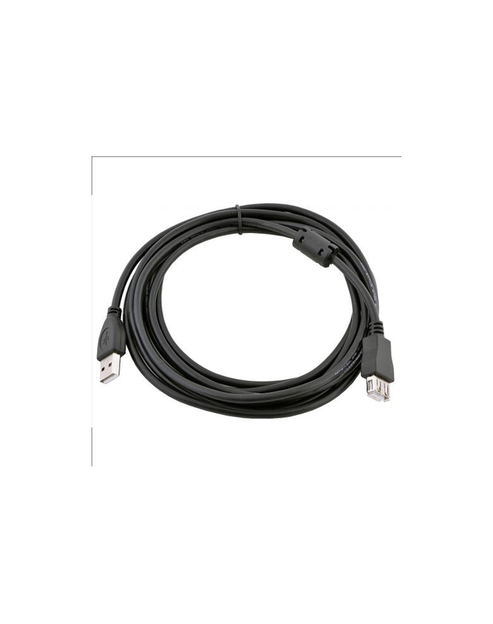 GEMBIRD Kabel USB 2.0 A-A 3m Premium (czarny, ferrytowe, pozłacane styki) główny