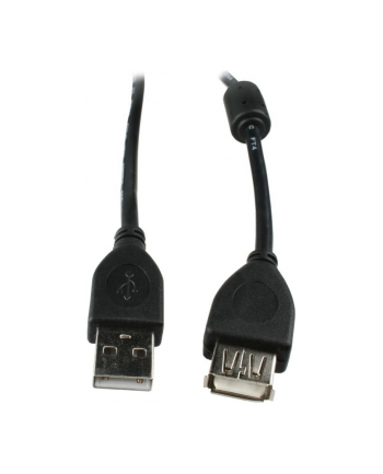 GEMBIRD Kabel USB 2.0 A-A  1,8m Premium (czarny, ferrytowe, pozłacane styki)